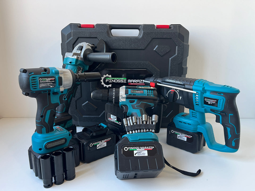 Kit Professionale 4 in  1 Con Faro Led Omaggio