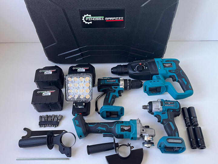 Kit Professionale 4 in  1 Con Faro Led Omaggio